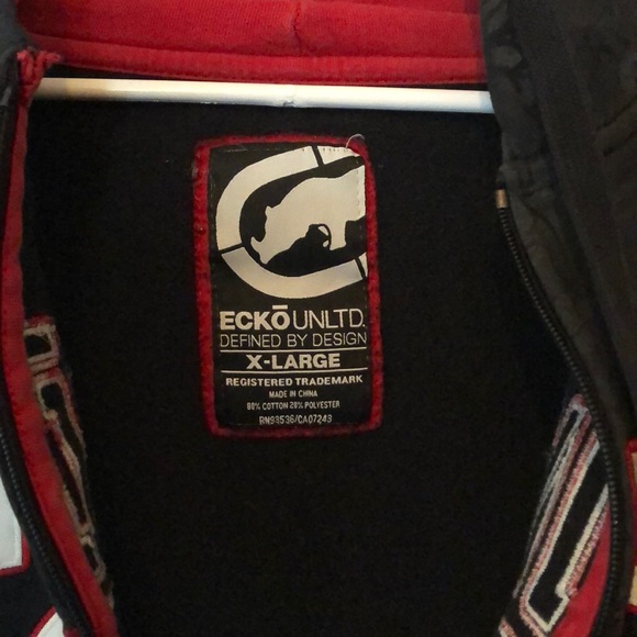 Men’s XL Eckō Zipper Up Hoodie - Picture 5 of 6